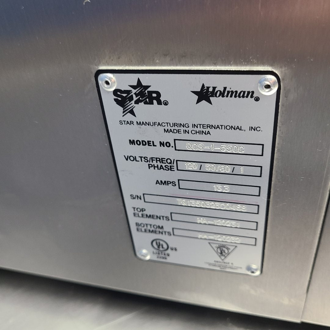 Demo Star (Middleby) QCS1-350 Toaster No. 1053533