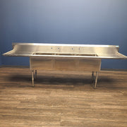 BK Resources BKS6-3-24-14-24TS Compartment Sink (Floor Model) No. 1066760