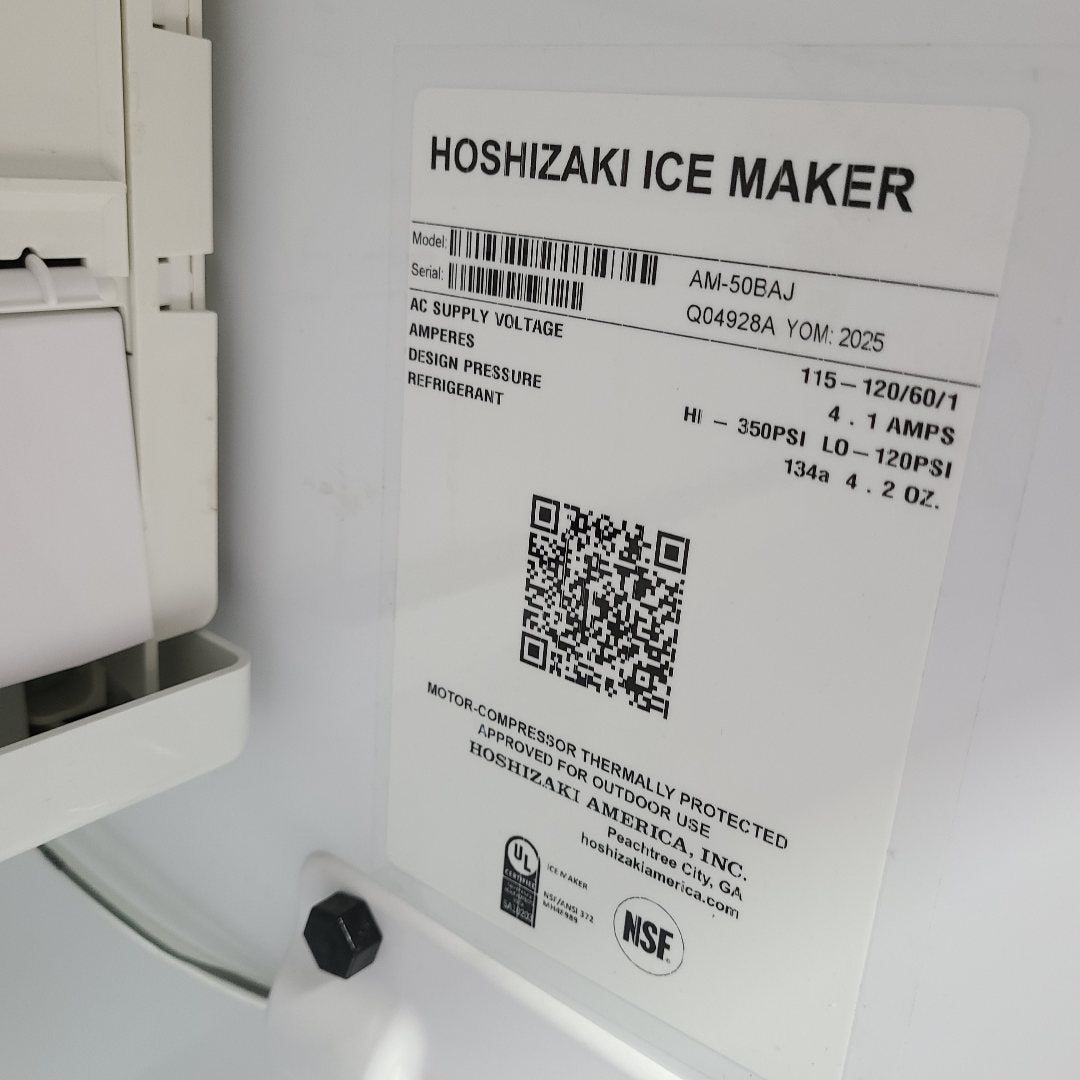 Floor Model Hoshizaki AM-50BAJ Undercounter Ice Maker No. 1032895