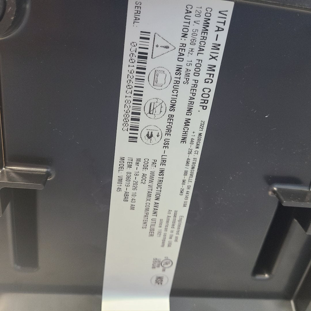 Floor Model Vitamix 036019-ABAB  No. 1058646