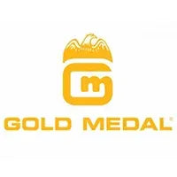 Gold Medal logo with a yellow 'm' on a white background