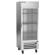 Beverage Air HBR27HC-1-G 30" 1 Glass Door Bottom Mount Reach In Refrigerator | 25.97 Cu. Ft.