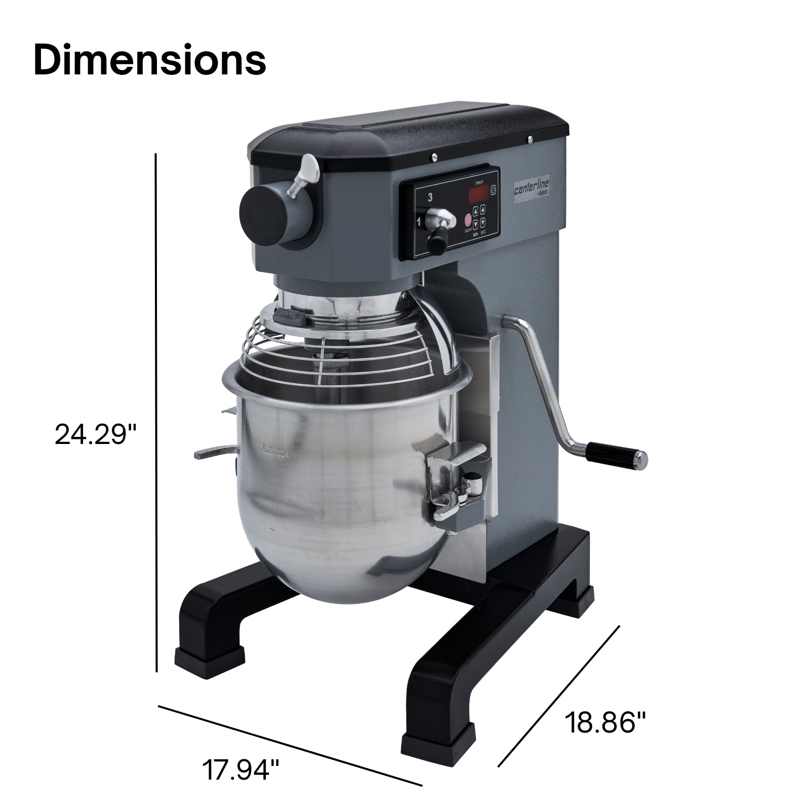 Hobart HMM10-1STD Mixer, Planetary
