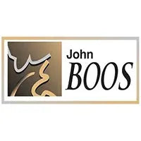 John Boos logo with a stylized horse head design on a white background