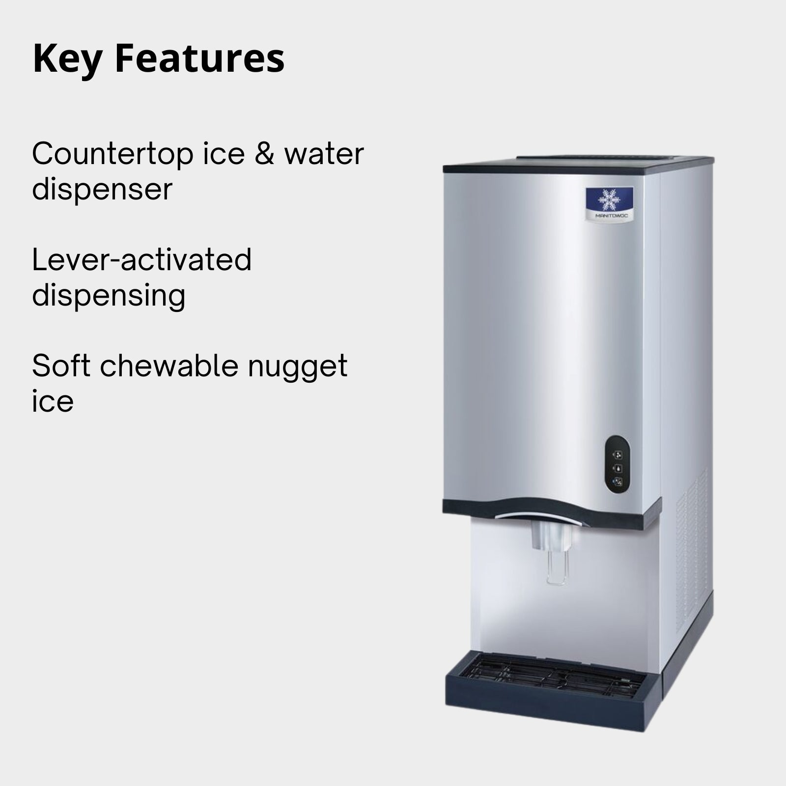 Manitowoc CNF0202A-L  countertop ice machine key features