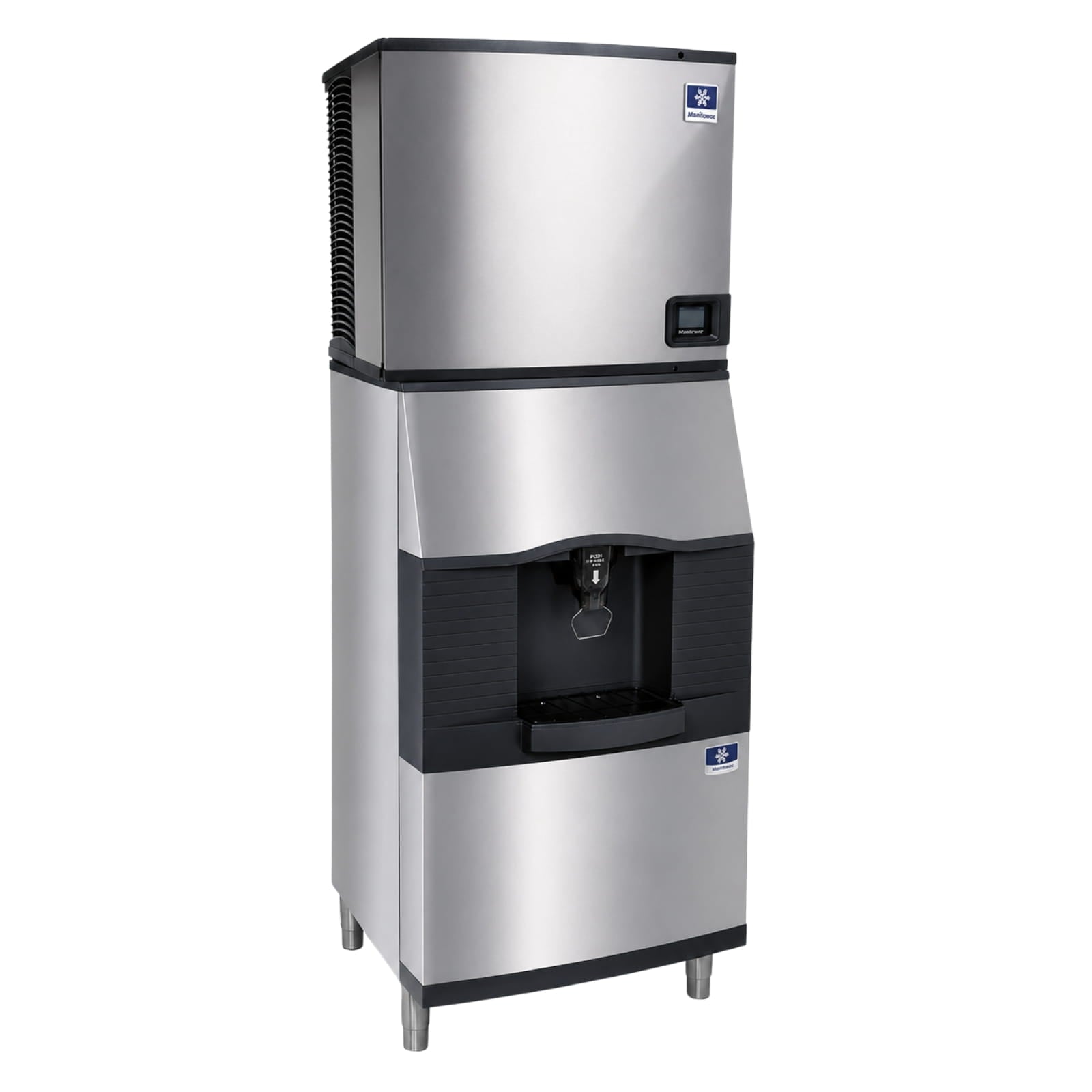 Manitowoc IRP0800A+SPA312 Ice Maker with Hotel Bin, Cube-Style