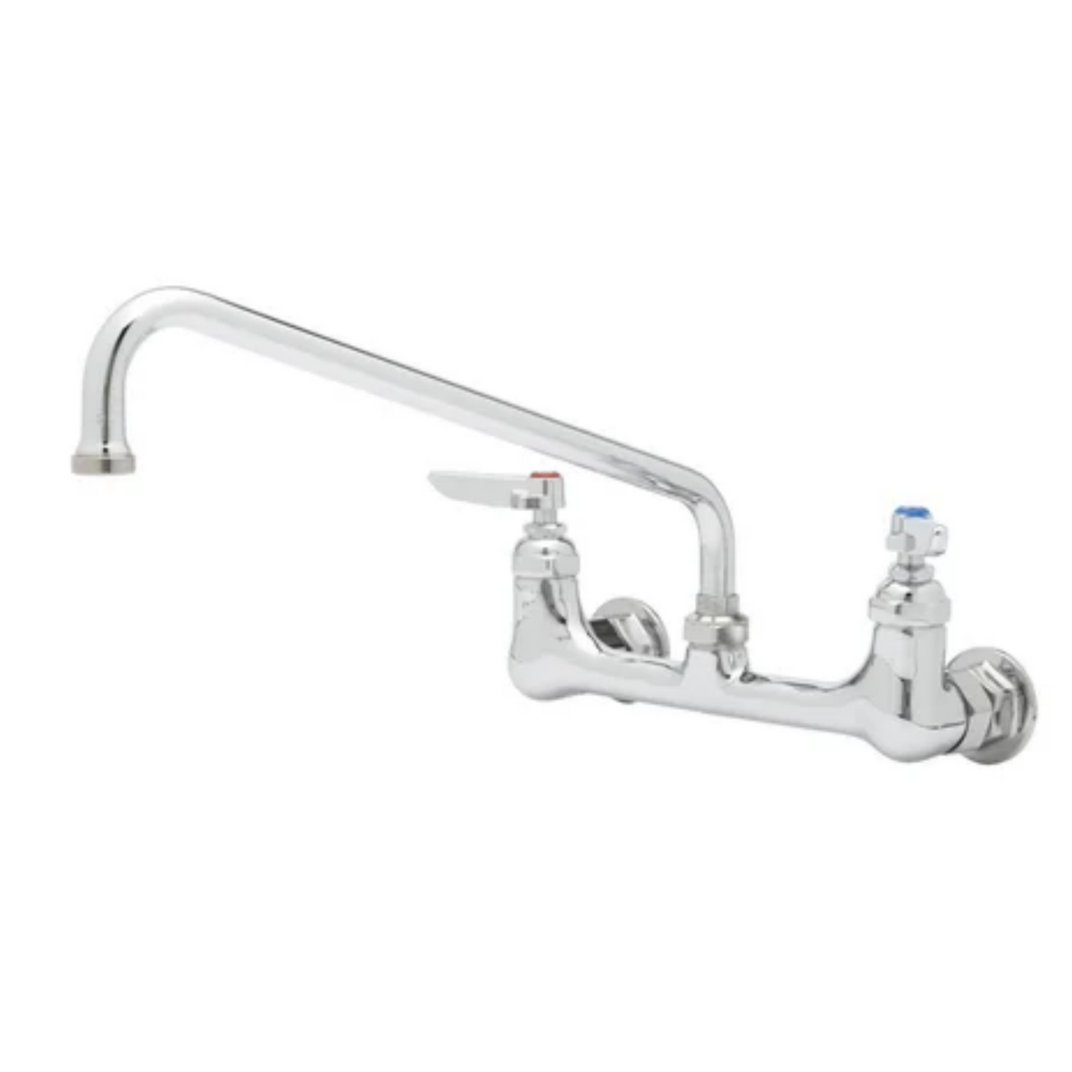 T&S Brass B-0231-CR 8" Center Wall Mount Faucet w/12" Spout