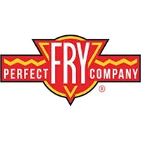 Logo of the Perfect Fry Company with a red and yellow design on a white background