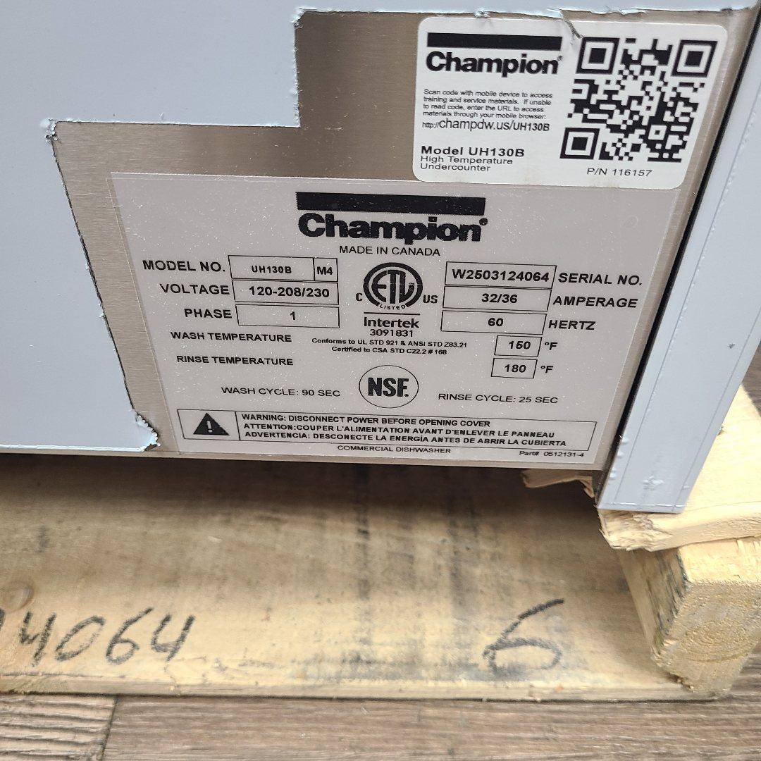 Scratch & Dent Champion UH130B  No. 1066752