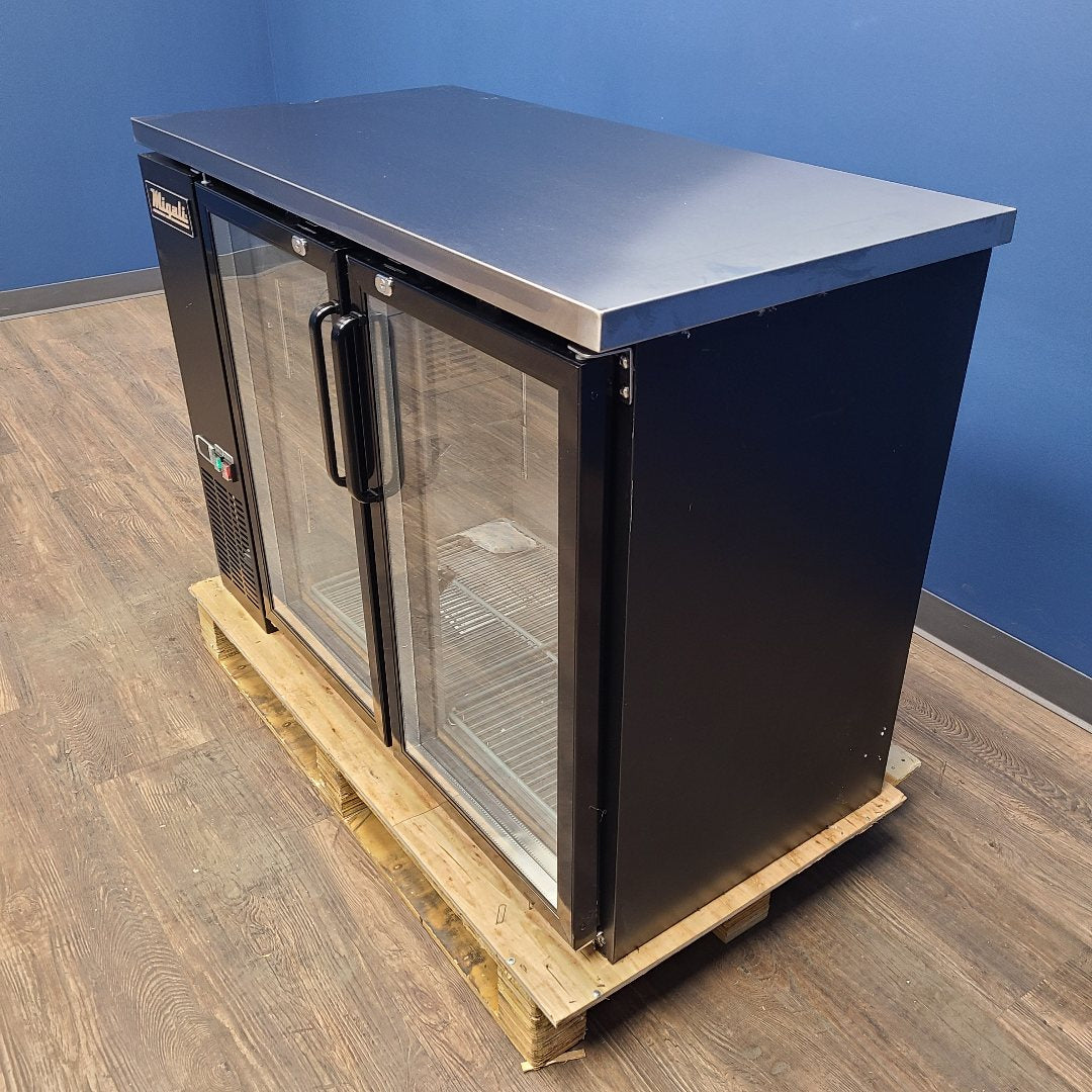 Migali C-BB48G-HC 2 Glass Door Back Bar Cooler (Scratch & Dent 2922)