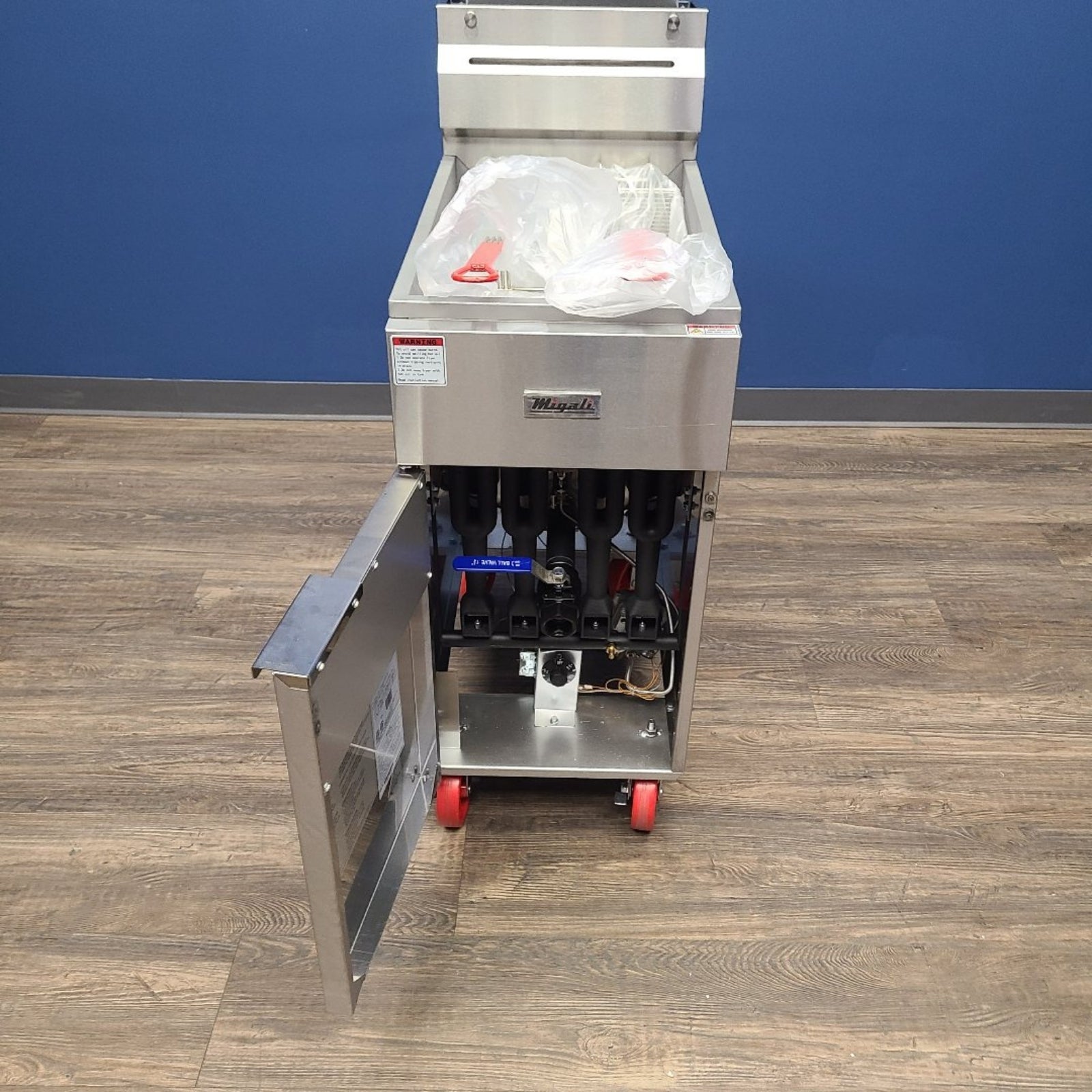 Scratch & Dent Migali Industries C-F35-NG Full Pot Fryer No. 1056279