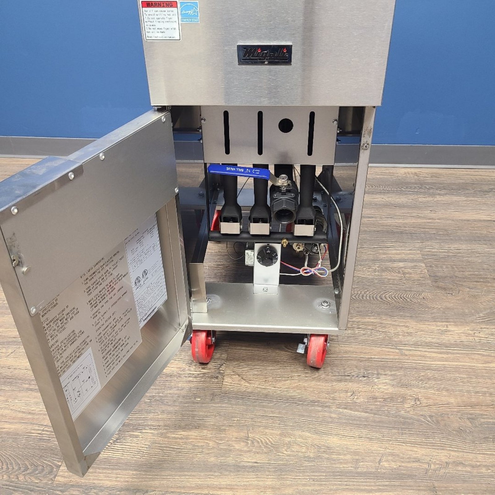 Scratch & Dent Migali Industries C-F35-NG Full Pot Fryer No. 1056279