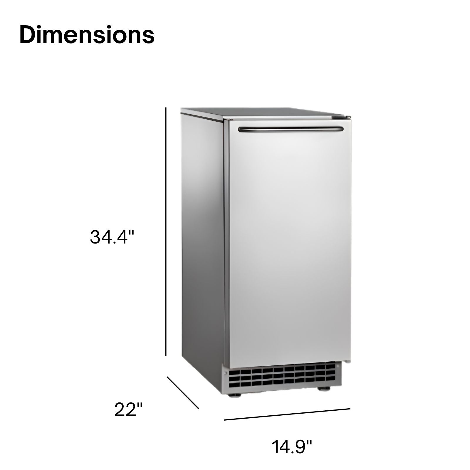 Scotsman CU50PAX-1 Ice Maker with Bin, Cube-Style