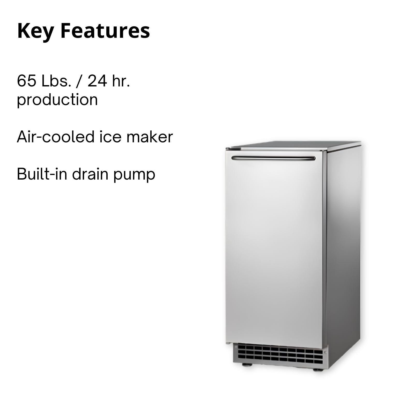 Scotsman CU50PAX-1 Ice Maker with Bin, Cube-Style