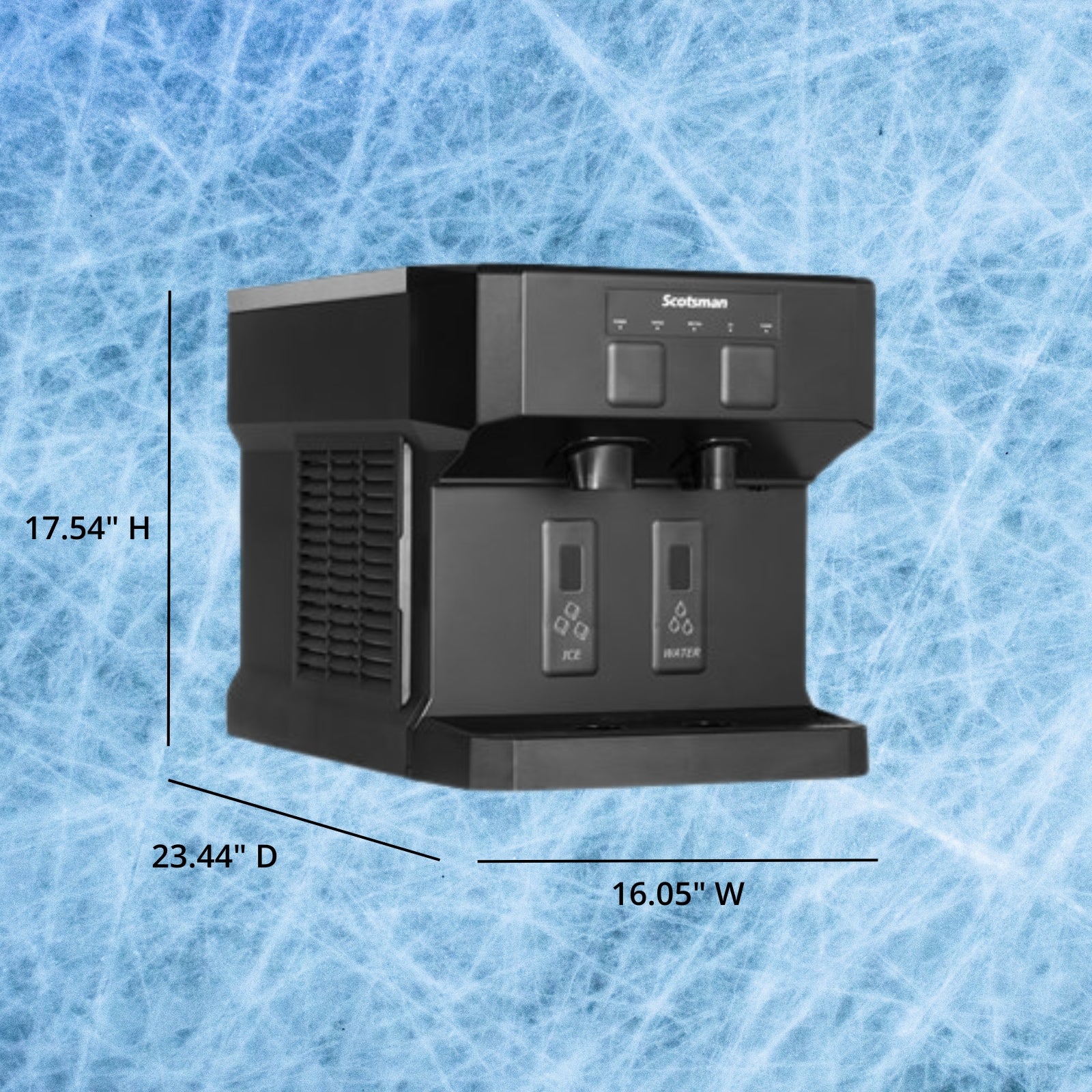 Scotsman HID207ABX-1 Ice Maker Dispenser Nugget-Style