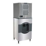 Scotsman MC0830MAX-32 921 lb. Cube Ice Maker w/ HD30B-1 180 lb. Hotel Bin