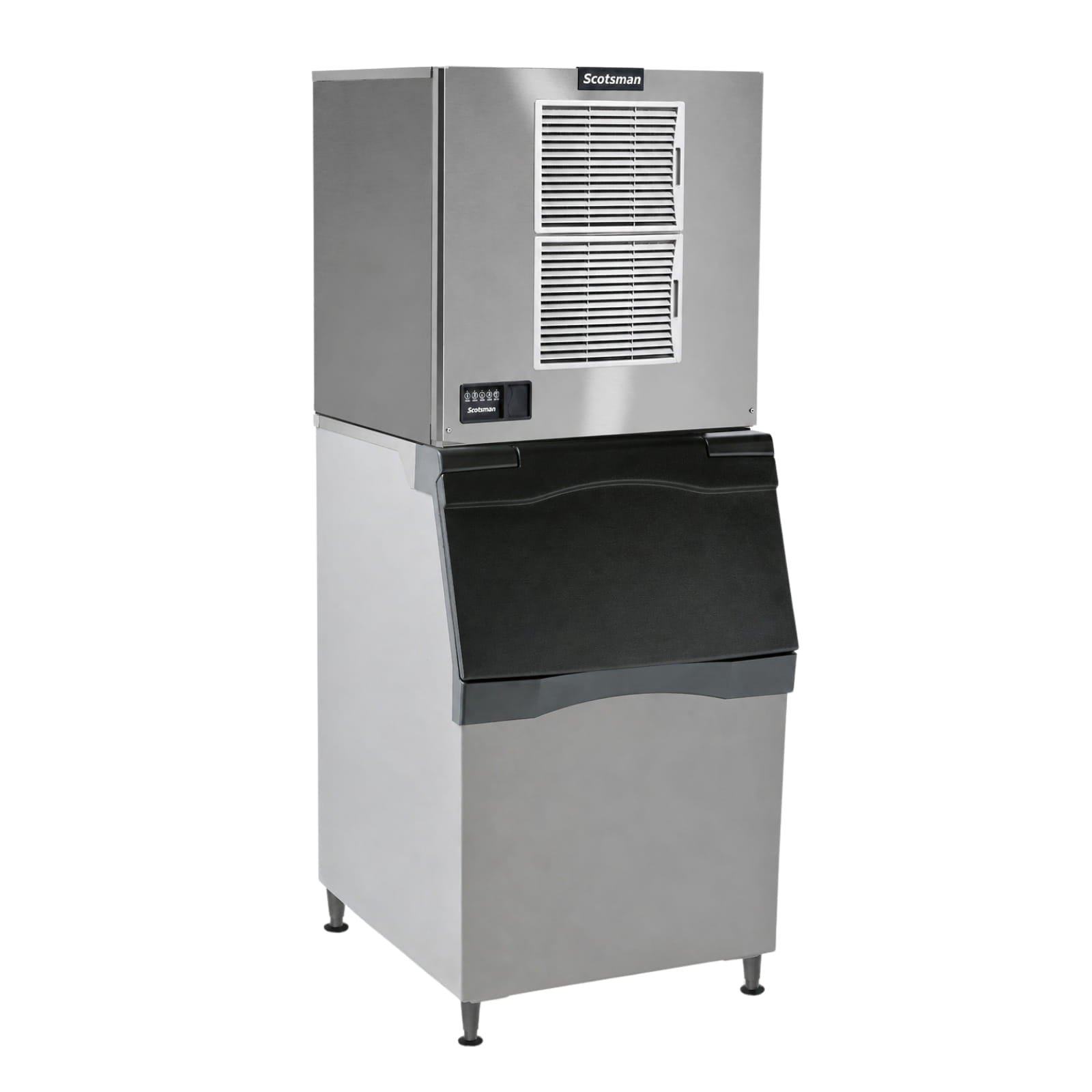 Scotsman MC1030SAX-32 1041 lb. Cube Ice Maker w/ B530P 536 lb. Storage Bin