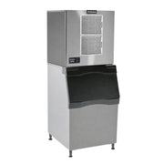 Scotsman MC1030SAX-32 1041 lb. Cube Ice Maker w/ B530P 536 lb. Storage Bin