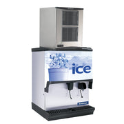 Scotsman NH1322AX-32 1186 lb. Nugget Ice Maker w/ IOD250WF-1 Countertop Dispenser