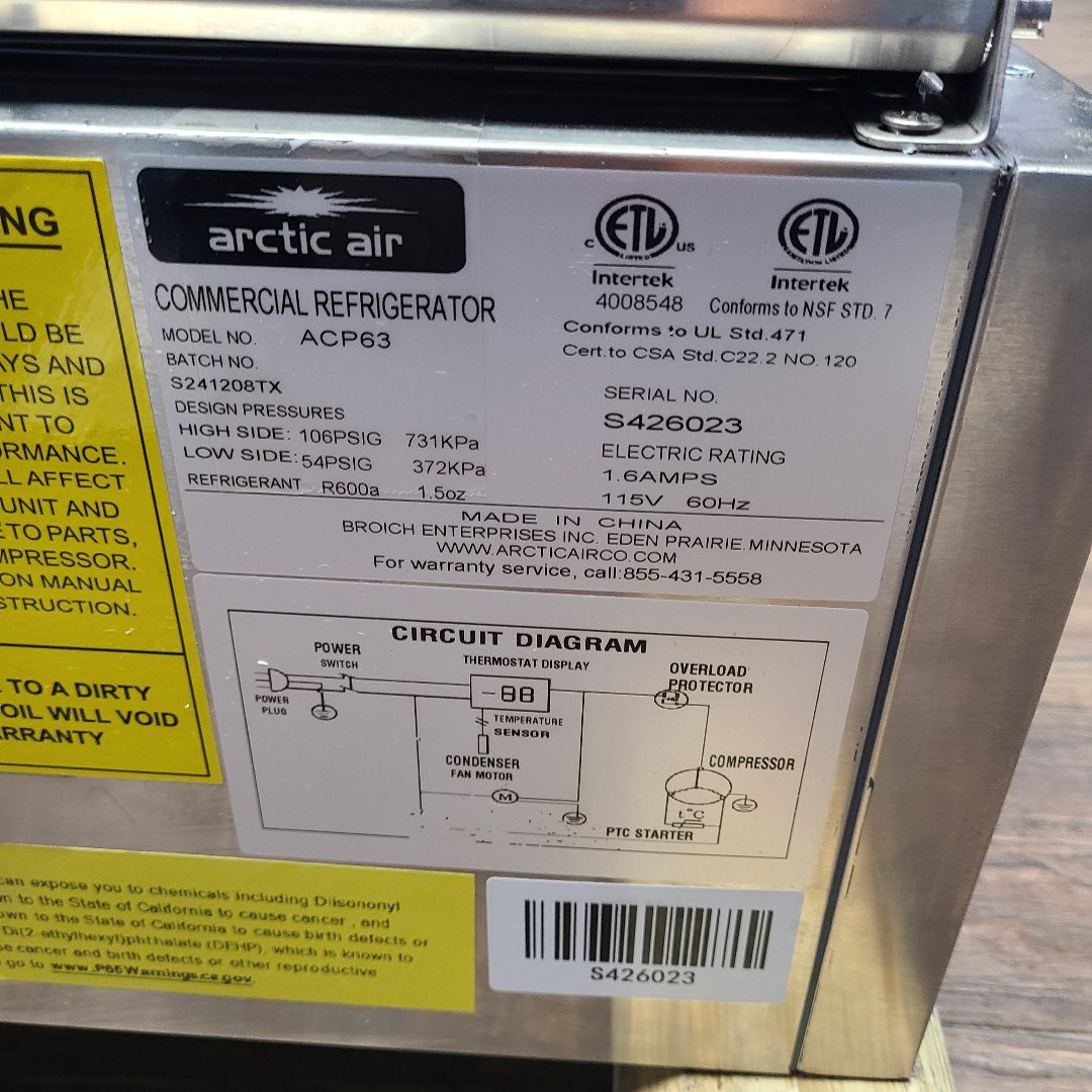 Scratch & Dent Arctic Air ACP63  No. 1063926