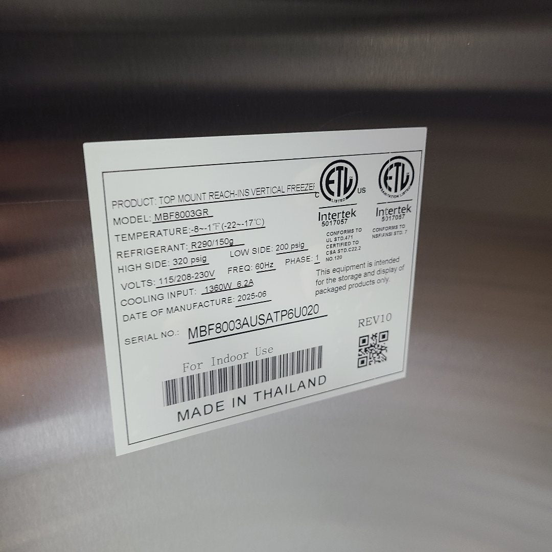 Scratch & Dent Atosa USA, Inc. MBF8003GR  No. 1067779