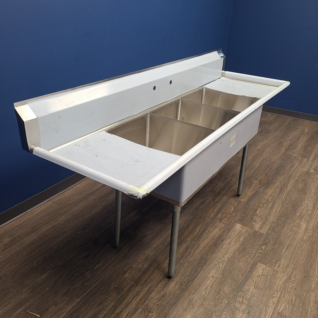 Scratch & Dent BK Resources BKS-3-1620-12-18T Compartment Sink No. 1038807