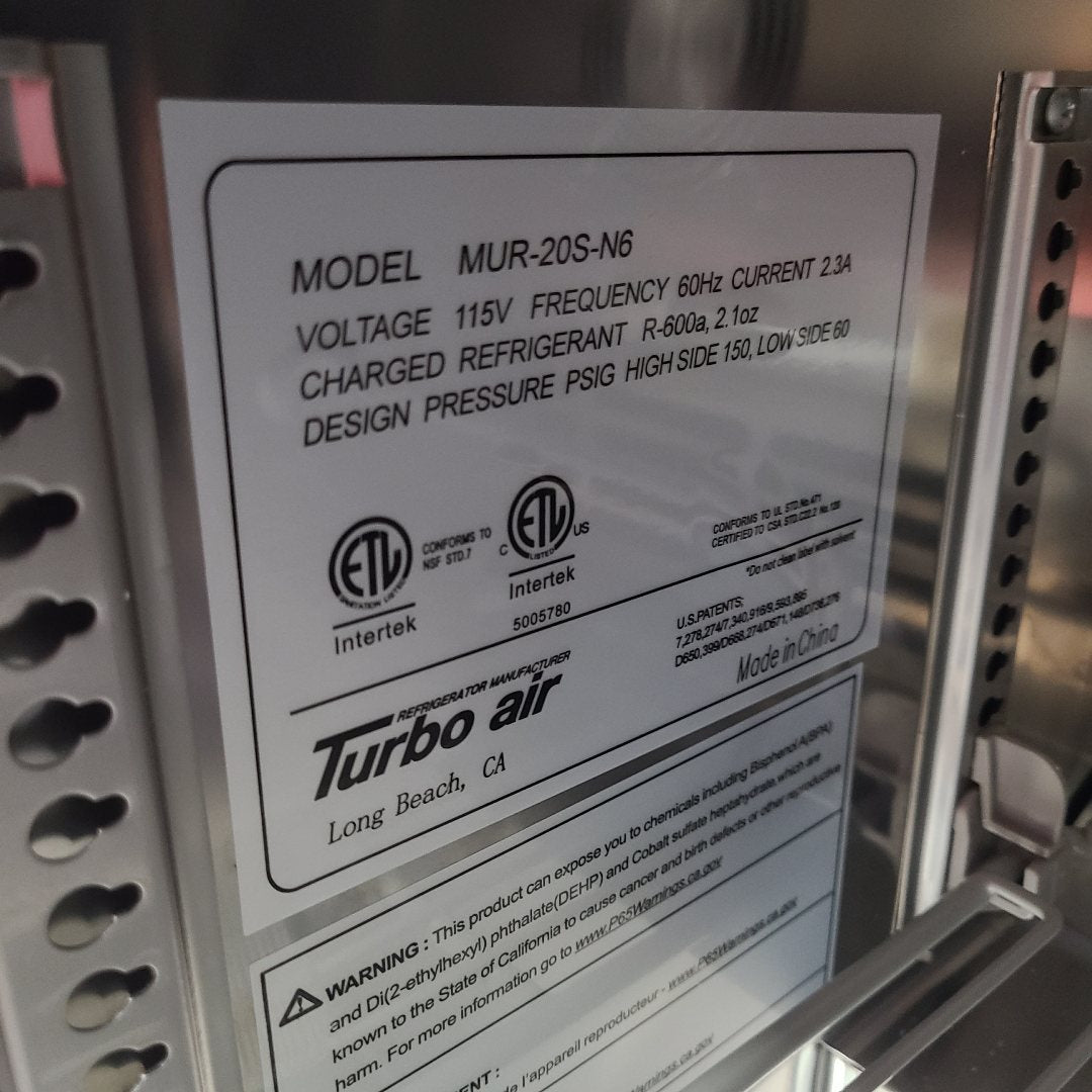 Scratch & Dent Turbo Air MUR-20S-N6  No. 1068303