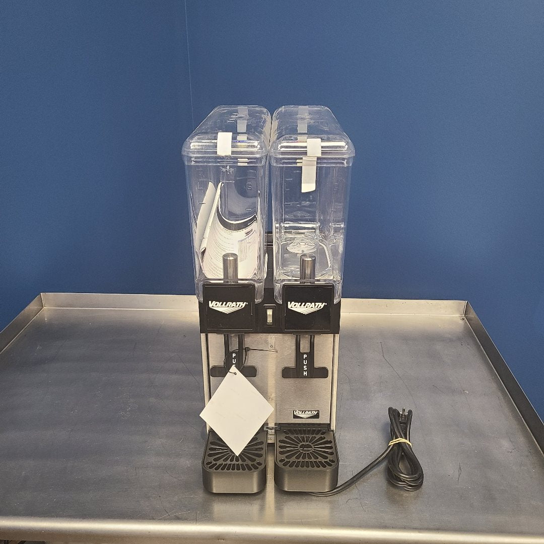 front of Vollrath VBBC2-37-A refrigerated beverage dispenser