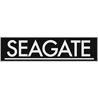 Seagate logo on a white background