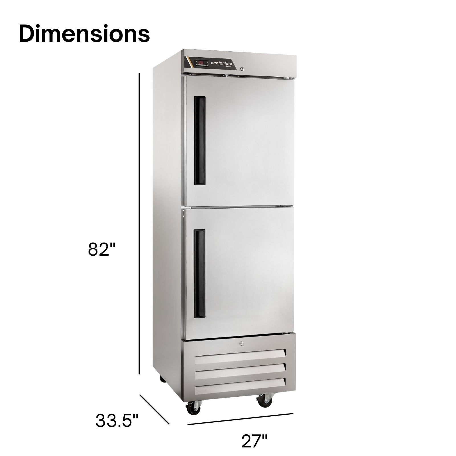 Traulsen CLBM-23F-HS-R Reach-In Freezer