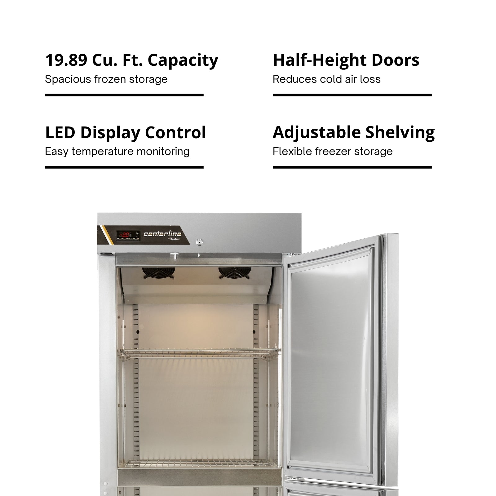 Traulsen CLBM-23F-HS-R Reach-In Freezer