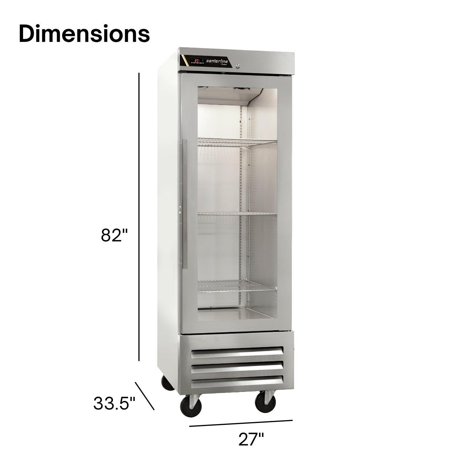 Traulsen CLBM-23R-FG-R Reach-In Refrigerator