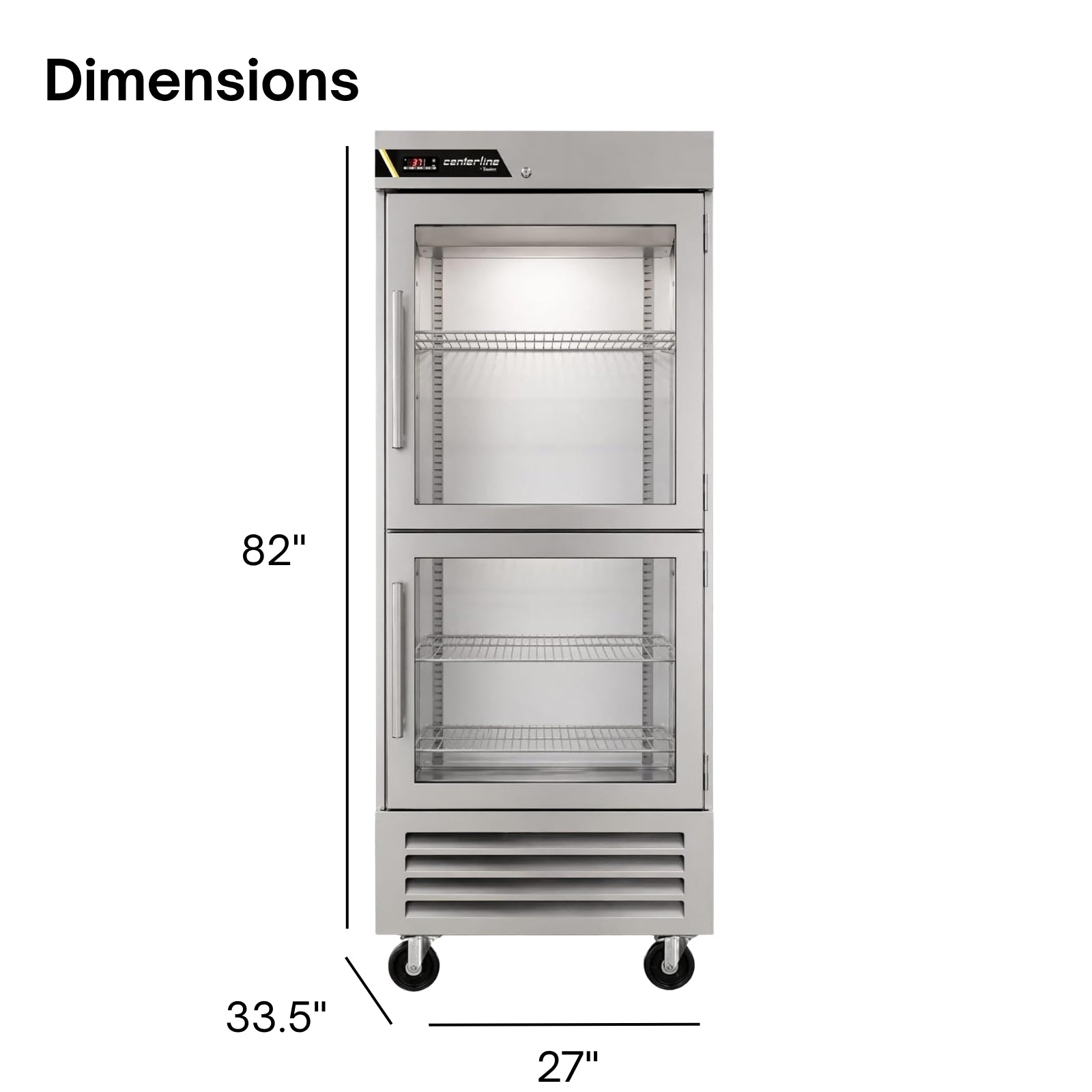 Traulsen CLBM-23R-HG-R Reach-In Refrigerator