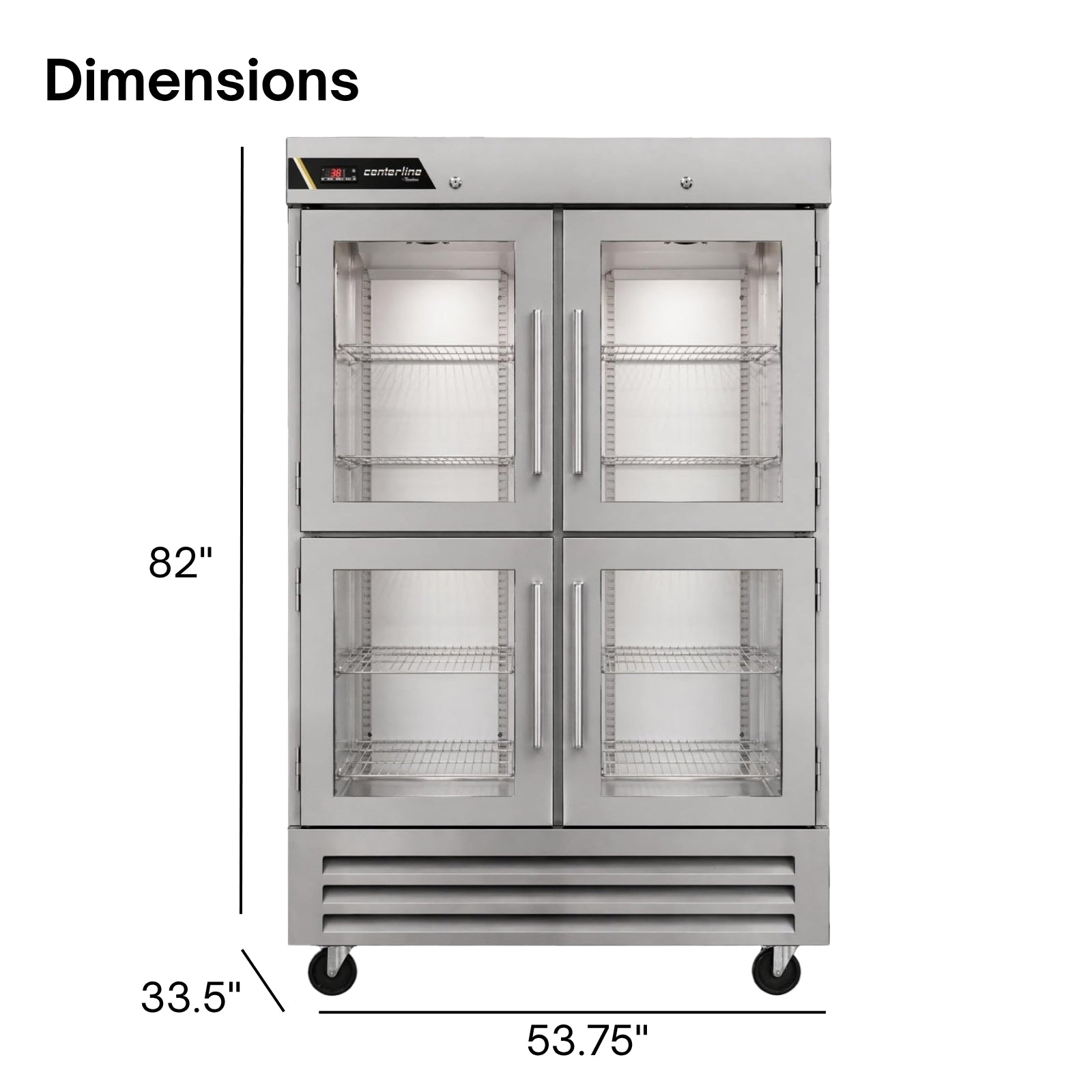Traulsen CLBM-49R-HG-LR Reach-In Refrigerator