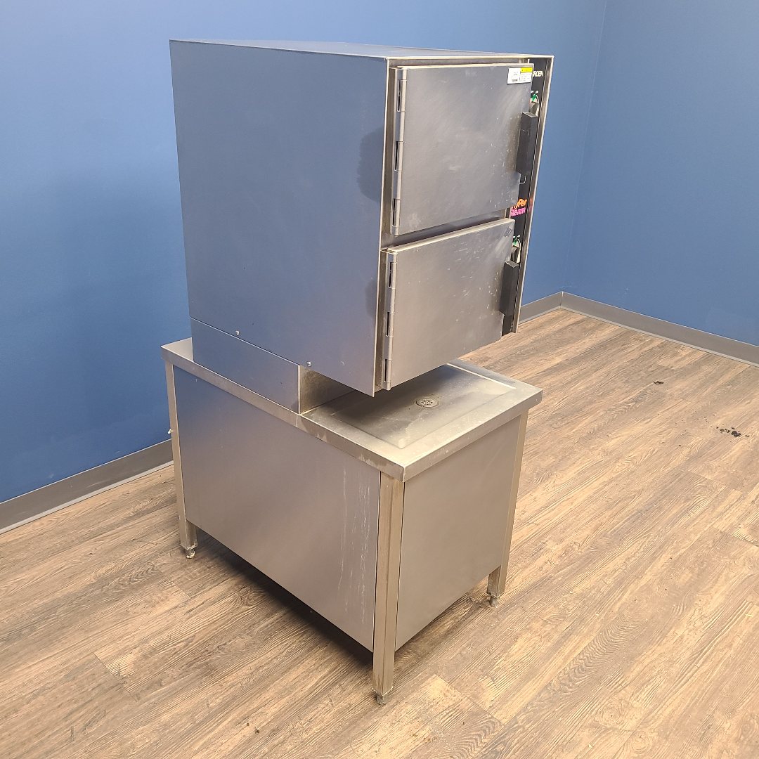 side of used Groen HY-6G Steamer