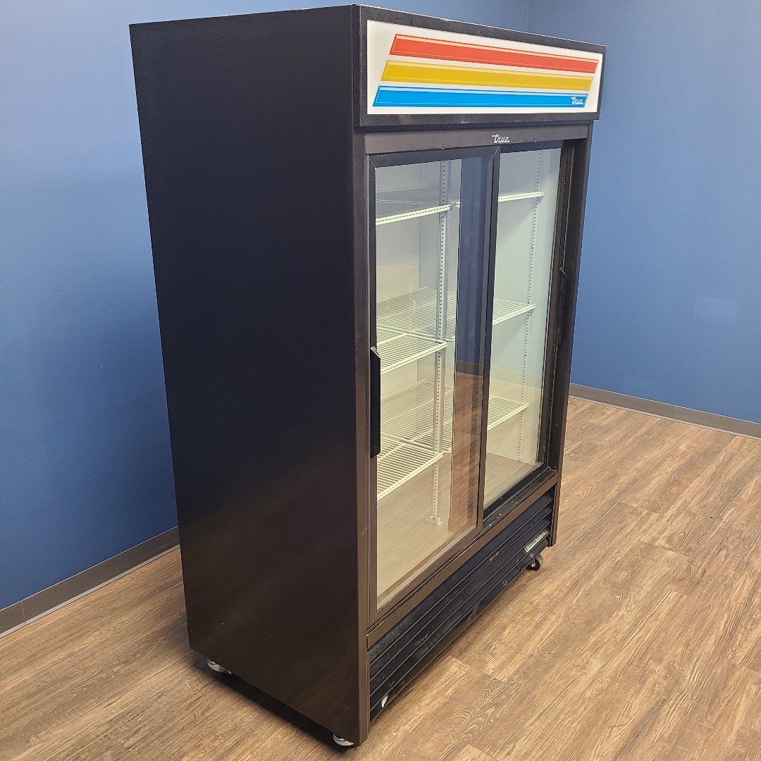 Used True GDM-47-HC-LD 54" 2 Glass Door Merchandiser Refrigerator | Stock No. 1038931
