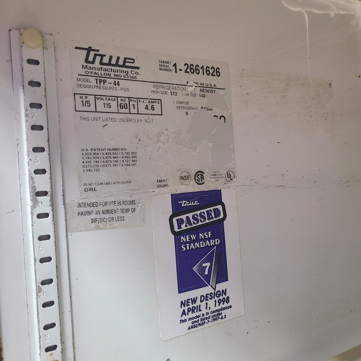 True Mfg. TPP-44 Pizza Prep Table (Used) No. 1044528
