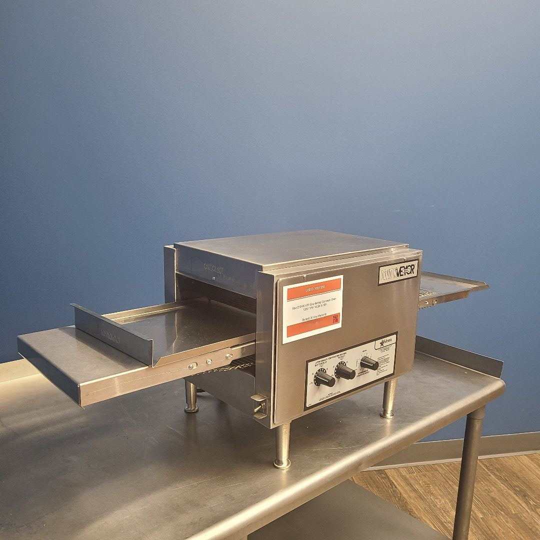 side of Star 210HX-V01 countertop conveyor oven