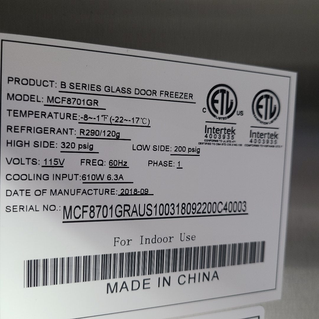 Used Atosa USA, Inc. MCF8701GR Merchandiser Freezer No. 1054411