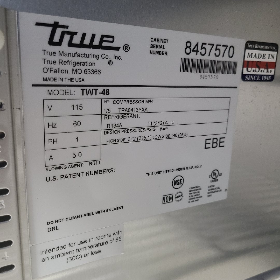 Used True Mfg. - General Foodservice TUC-67-HC  No. 1055936