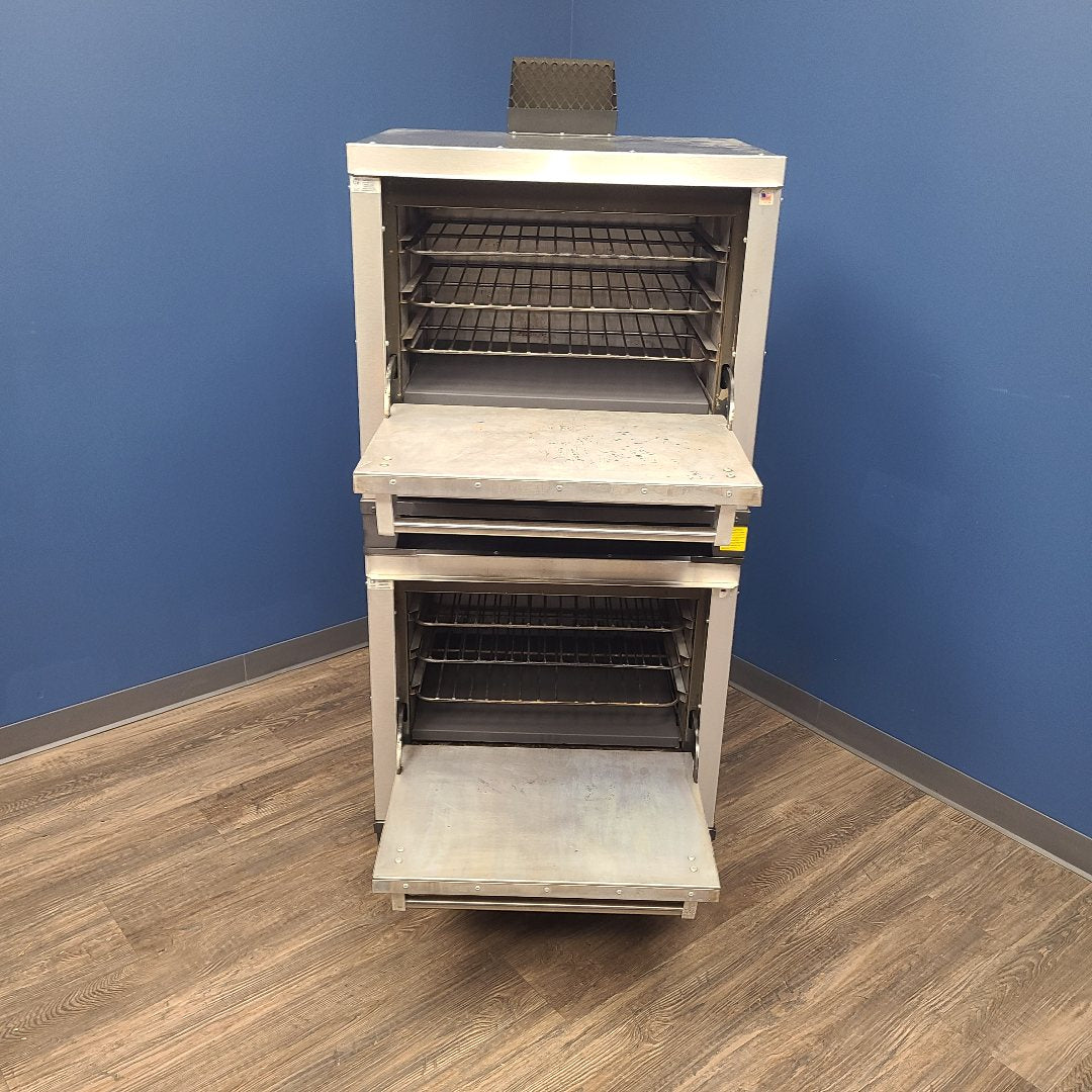 open Peerless C231B-NAT double stack oven