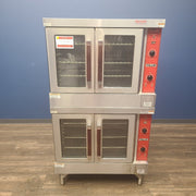 front of Vulcan VC4ED-9 double stack convection oven