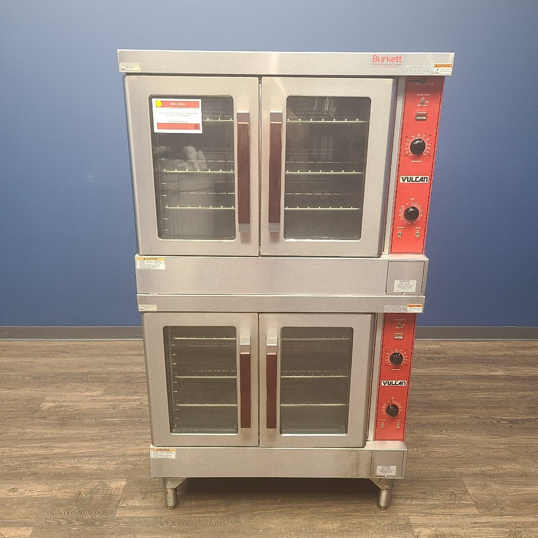 front of Vulcan VC4ED-9 double stack convection oven