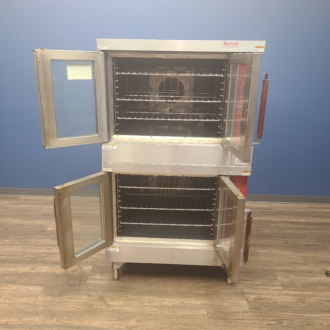 open Vulcan VC4ED-9 double stack convection oven