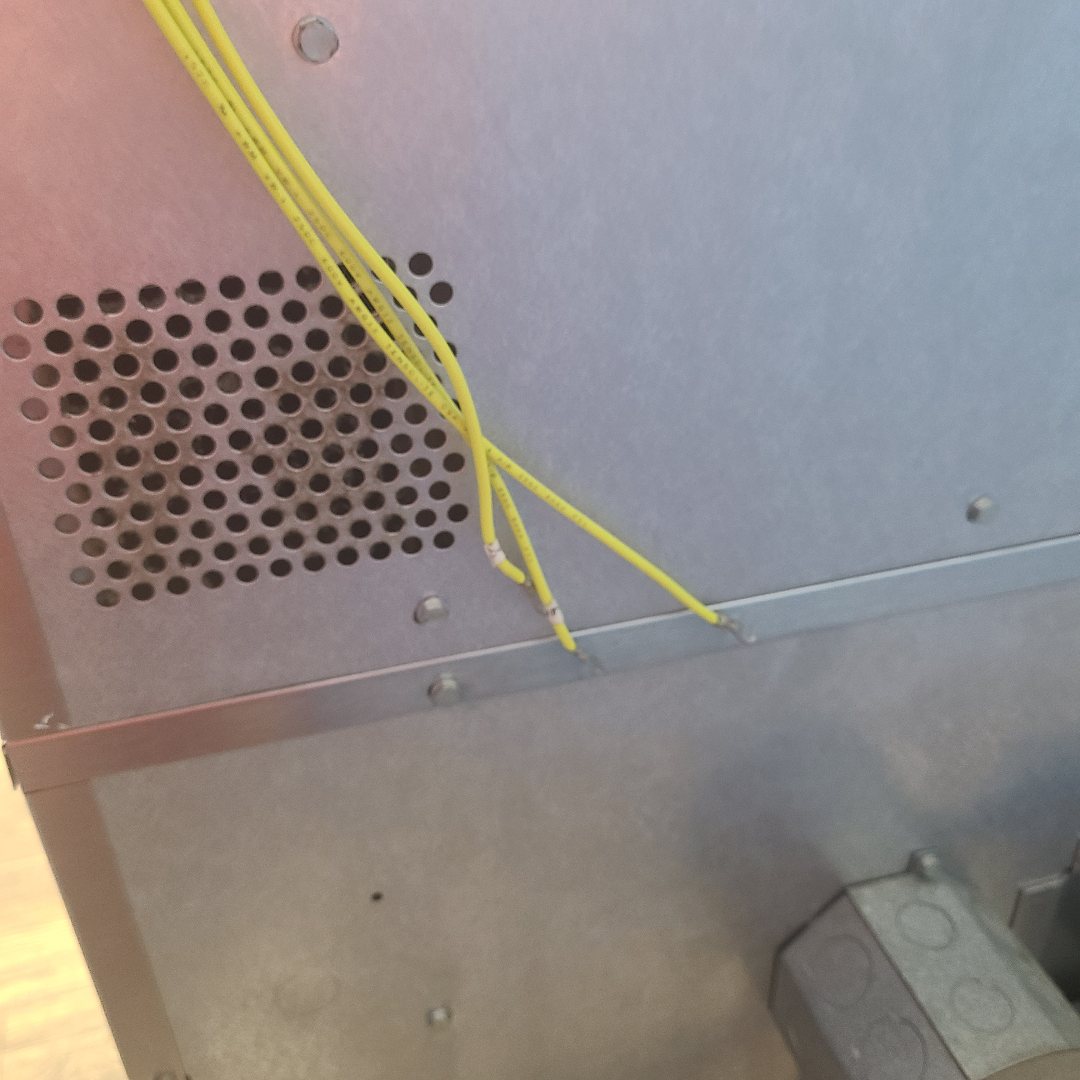 Vulcan VC4ED-9 double stack convection oven connection