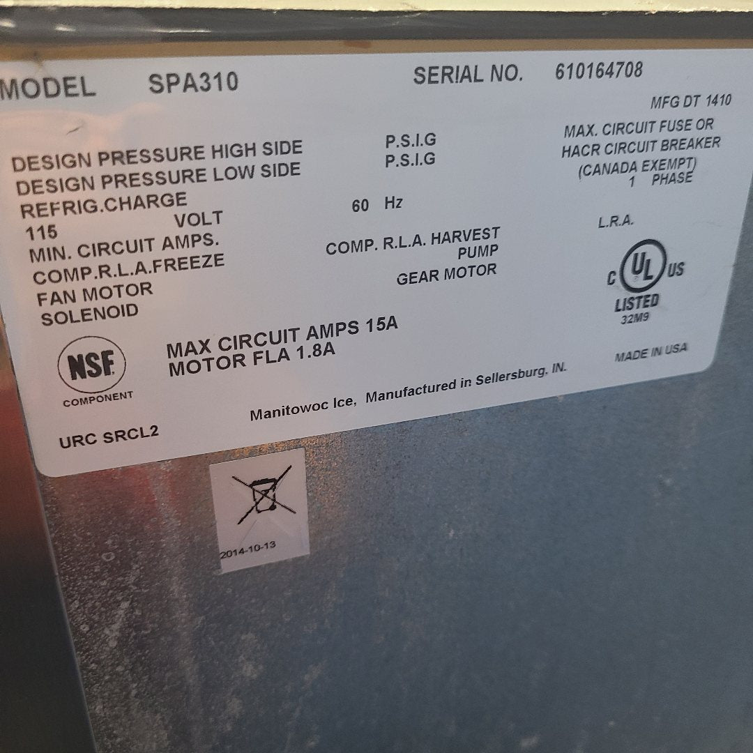 Manitowoc SPA-310 Ice Dispenser (Used) No. 1058753
