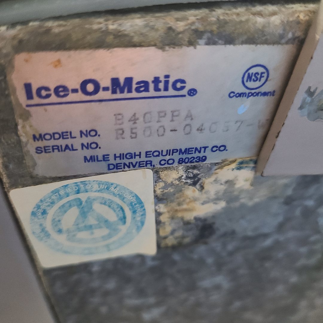 Used Ice-O-Matic B40PPA  No. 1059984