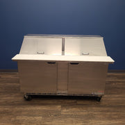 Used Beverage Air SPE60-24M 60" 2 Door Sandwich Prep Table | Stock No. 850879