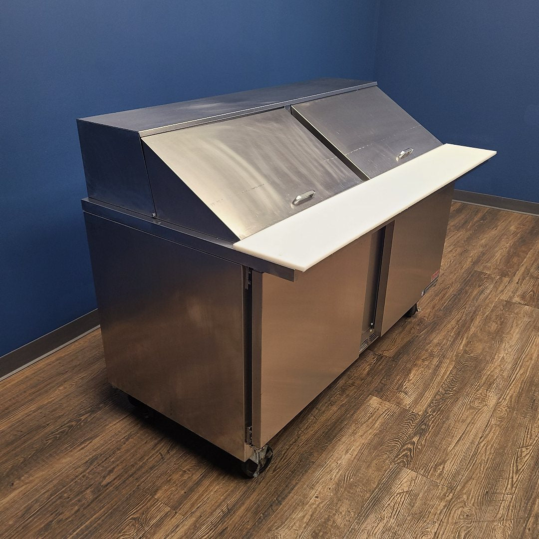 Used Beverage Air SPE60-24M 60" 2 Door Sandwich Prep Table | Stock No. 850879