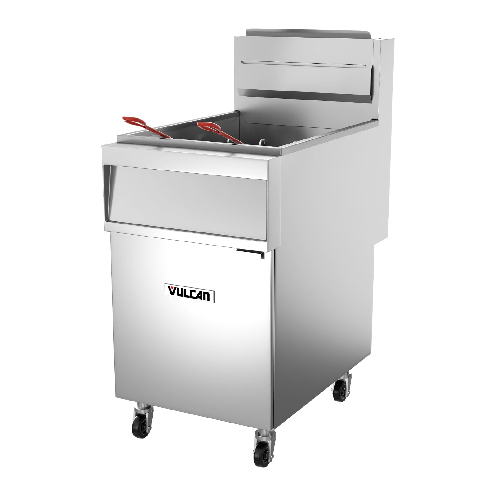 Vulcan 1GR85M Gas Floor Model Full Pot Fryer